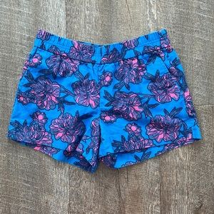 J. Crew Floral Linen Boardwalk Shorts - SZ 00